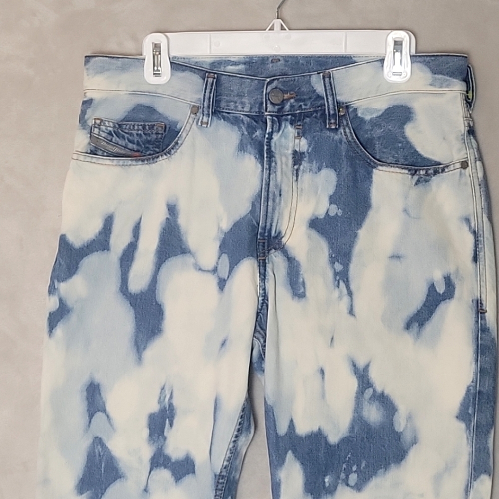 Mens Y2K Diesel Cloud Wash D Jifer Jeans RegularTapered Fit 32x27 - Picture 3 of 12